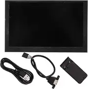 5in Display Screen IPS USB Type C Monitor 360 Degree Rotation Adjustable Brightness Multi Theme Secondary Screen for PC ITX Chassis with Bracket and Adapter Cable (黒)