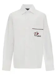Snr LS White Shirt With Emb