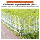 Decorative Garden Fence Insert 6 Pack Rustproof Plastic Garden Picket Fenc 1 GE
