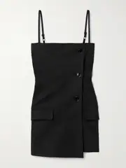 [Acne Studios] Acne Studios - Linen-blend Twill Top - Black - EU 32 EU 32 Black