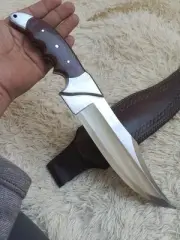 Custom Handmade Stainless Steel Blade Full Tang, Fixed Blade, Micarta Handle.