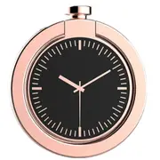 2Pcs Pocket Watch Creative Phone Holder Rotate Ring Stand Car Bracket Rose gold