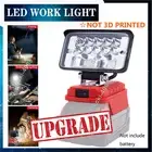 New For Milwaukee 18V Battery LED Flood Lights Upgraded LED Work Light Wireless