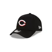 Cincinnati Reds Black with Official Team Colours Logo 9FORTY A-Frame Snapback