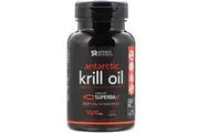 2x (Double Pack) Sports Research Antarctic Krill Oil with Astaxanthin - 1000mg, 60 Softgels