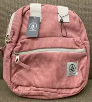 Volcom Pink Corduroy Mini-Backpack