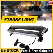 Yellow Amber Strobe Light Bar Rooftop Double Side Emergency Flashing-26'' 54 LED