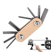 Bike Multi Tool Kit | Portable Cycling Maintenance Set - Lightweight Portable 8-in-1 Bike Repair Tool Kit Emergencies Maintenance200)