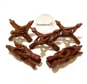 NessaStores- Carved Tripod Wood Stand Holder 4" (63 pcs) #JC-045