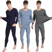 Plus Size 7XL Mens Tops Pants Set Thermal Leggings Layer Underwear for 155kg