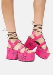 [Lamoda] Flawless Pink Chunky Platform Sandals