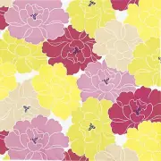 Musubi Furoshiki 100 Himemusubi Aqua Drop Recycled Adeline Klam Peony Rose 100cm