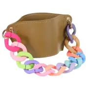 Water Bottle Carrier Holder with Multicolor Strap, 160x75mm Cup Holder, Khaki