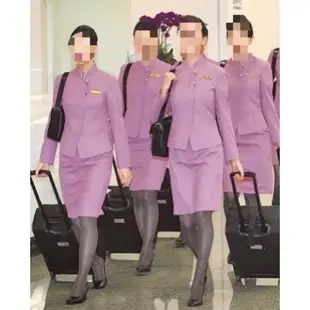 中華航空 山梅紅紫雲灰 空姐制服 三件組❤️ 另有新加坡長榮航空制服 典藏 優雅氣質 另有公發大衣制式鞋 肩背包 衣袋拉箱