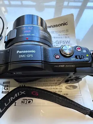 Panasonic DMC-GF5 類單眼數位相機 黑色 二手