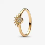 *BRAND NEW* Pandora Moments 14k Gold-Plated Celestial Sparkling Ring 162674C01