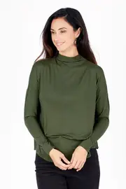 Ella Funnel Neck Top--JAG-JWW192420