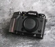 Handmade Wooden L Hand Grip w/Aluminium alloy Baseplate for Fujifilm X-T5 XT5