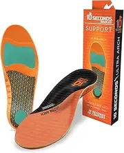 10 Seconds 3810 Ultra Support Insoles, M 11/11.5, W 12.5, 1 Pair