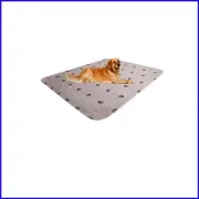 Large Reusable Puppy Training Pads with Waterproof Backing & Grooming Gloves