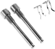 Milisten Titanium Alloy Bike Brake Caliper Screws Disc Brake Pin Parts Kit Replacement for Bicycle Bolt Snap Ring Pins Threaded for