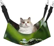 EdWal Frog and Rain print Soft Sleeping Hammock Cat Hammock for Cage Hanging,Pet Hammock Bed Adjustable for Small Animals