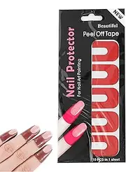 Nail Polish Protector for Fingers | Elastic U-Shape Nail Polish Guards,Nail Tape for Fingers, Peel Off Nail Stickers, Fingers Stamp Supplies