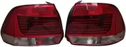 GHFA 1Pair Rear Taillights Shell Compatible with-VW-Polo Vento Sedan 2015 2016 2017 2018 2019 2020 2021 2022 Reversing Brake Lampshade Without Bulb 6RU945096 6RU945095