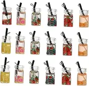 [GLSTOY] Chic Mini Milk Tea Bottle Diy Pendant Charm 30pcs Jewelry Making Supplies