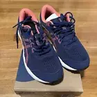 Womens Asics Gel-Contend 8 Indigo Blue/ Papaya Athletic Running Shoes Size 11
