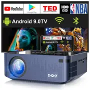 XGODY 8K Projector Smart Android HD 5G Wifi Bluetooth Home Theater Movie Office