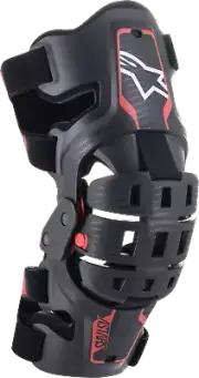 ALPINESTARS Bionic 5s Youth Knee Brace Black/Red - Part Number 6540520-13-OS