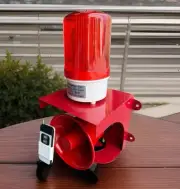 Commercial Home RC Panic SOS Siren 120dB Alarm Emergency Warning Strode Light