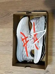 ASiCS Dynablast 3 White Cherry Tomato Orange Shoes Men 8, New