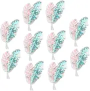 jojofuny 10pcs Compact Hat Patches Sew Rhinestone Beaded Patches Embroidered Patches Embroidered Sequined Patch Patches for Hats Embroidery Patches for Clothes Sequin Applique Retro Fabric