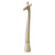 African Cargo Hand Carved Jacaranda Giraffe Head