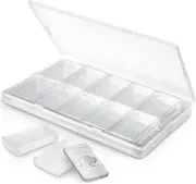 Silver Bar Case, 20 Pcs Silver Bar Holder Clear Acrylic Storage Container Capsul
