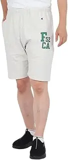 [Champion] REVERSWEAVE(R) C3-B503 Men's Half Pants, 100% Cotton, Garment Wash, 9.4 oz, Ribbed, Graphic Print, Reverse Weave (R) Shorts