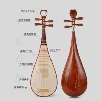 在飛比找Yahoo!奇摩拍賣優惠-現貨北京星海 花梨木琵琶樂器 紫檀木紅木琵琶成人初學民樂考級