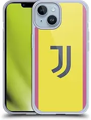 Head Case Designs Officially Licensed Juventus Football Club Away 2024/25 Kit Soft Gel Case Compatible with Apple iPhone 14