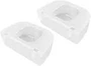Happyyami Sturdy Quail Feeder Pigeon Feeder Bowl Bird Food Holder for Indoor Outdoor