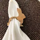 Set of 6/8, Easter wooden napkin rings, bunny napkin ring