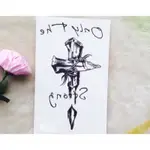 十字架刺青貼