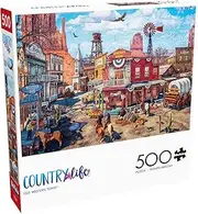 Buffalo Games - Country Life - Old Western Town - 500 Piece Jigsaw Puzzle