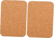 EXAOMBLE Crafting Pad 2pcs Cork Punching Mat High-density Cushion for Diy Soft Cork Board for Precise Hole Punching Portable and Easy to Use