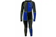 XTM Merino Kids 'One Z' Thermal Body Suit Blue