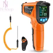 LCD Digital Laser Infrared Thermometer with Non-Contact Gun Hygrometer IR Meter