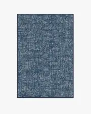 120' x 185' | Machine Washable Runner Rug | Kid & Pet Friendly | Indoor Rug | Crosshatch Sapphire Rug | Ruggable