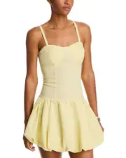 Blanknyc Linen Blend Bubble Dress