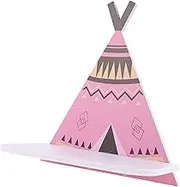 STOBAZA 1pc Tent Shelf Shelf Wall Organizer Kid Tents Child Bookshelf Corner Shelves Wall Mounted Home Wall Decoration Teepee Storage Shelf Display Rack Pink